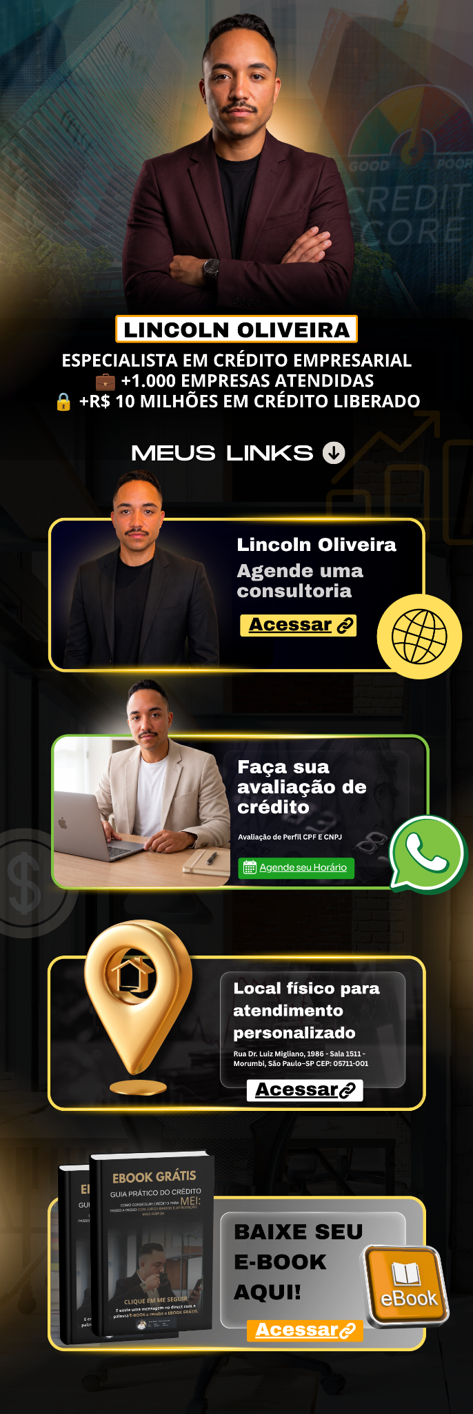 Lincoln Oliveira — Especialista em Crédito Empresarial